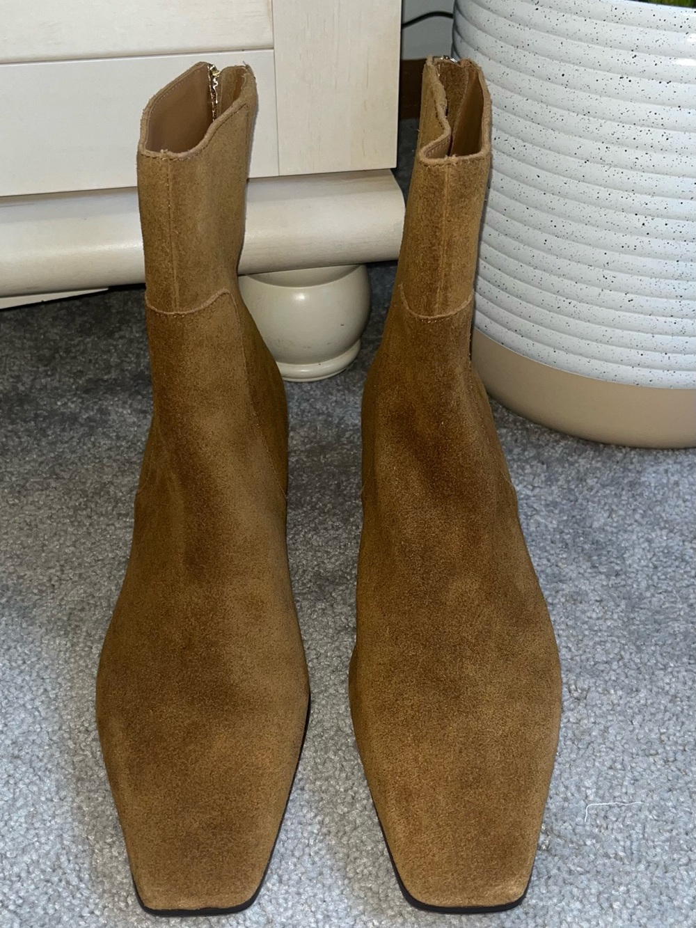 NWOB Madewell Lexie Ankle Leather/Suede Boot Size 8.5